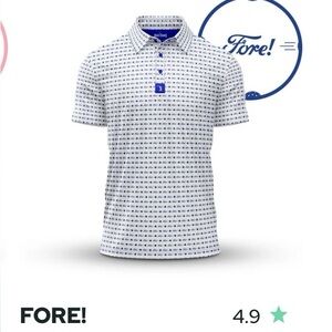 Bogey Bros Fore! Polo